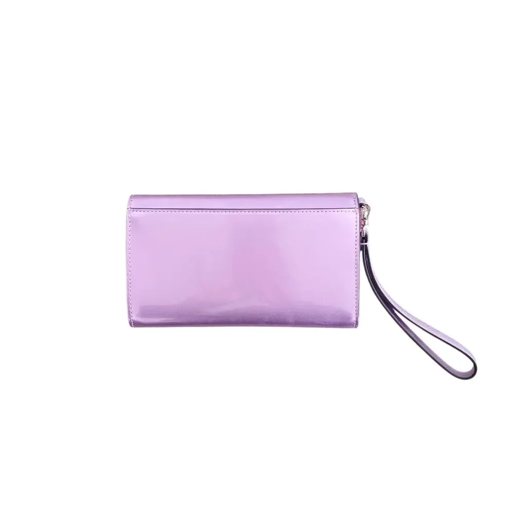 Kate Spade Kenzie Wristlet Wallet Metallic Pink